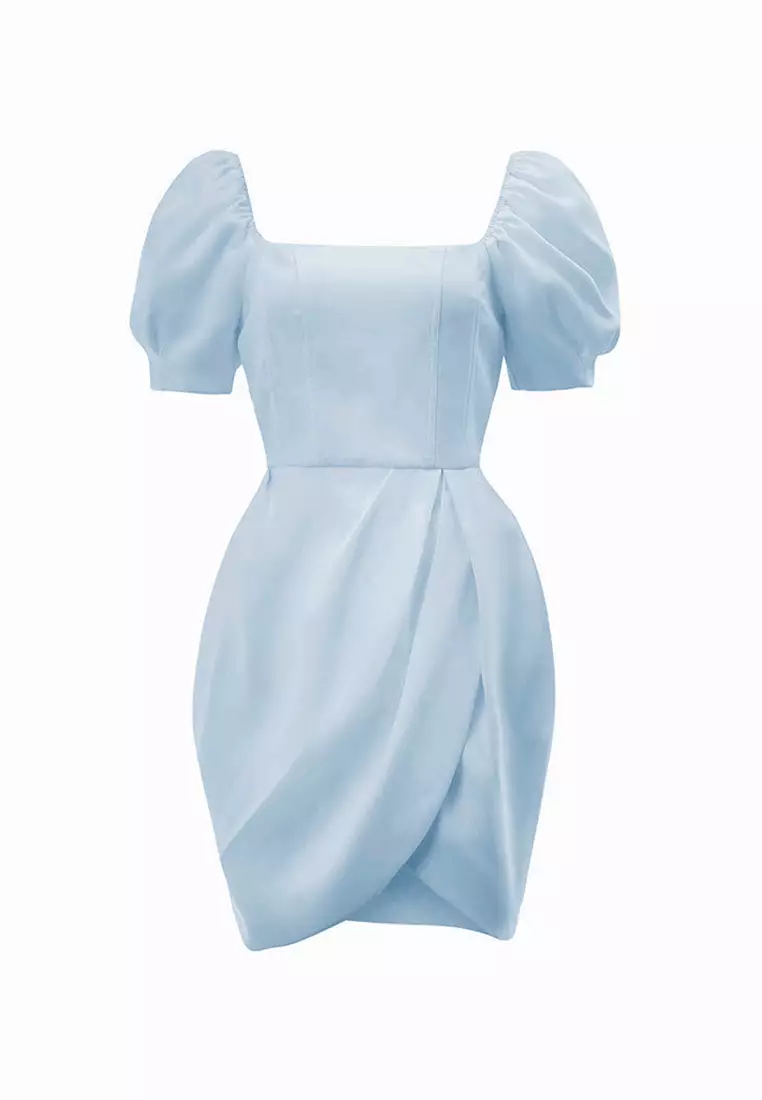 Vintage blue dress top