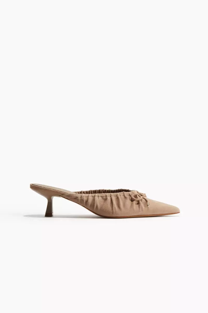 Discount on H&M  shoes - SKU: Heeled suede mules