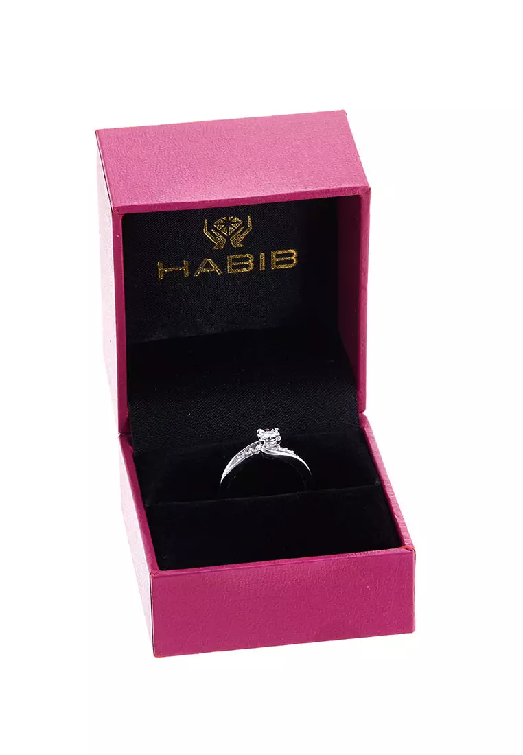 HABIB Diamond Ring in 375/9K White Gold 261921121