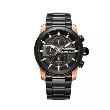 Jam Tangan Pria Alexandre Christie Chronograph AC 6559 MC BRBA Pria Men Stainless Steel