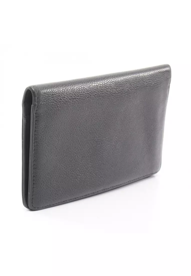 Buy Chanel Pre-Loved Chanel Coco Mark Bi-fold Long Wallet Bi-fold