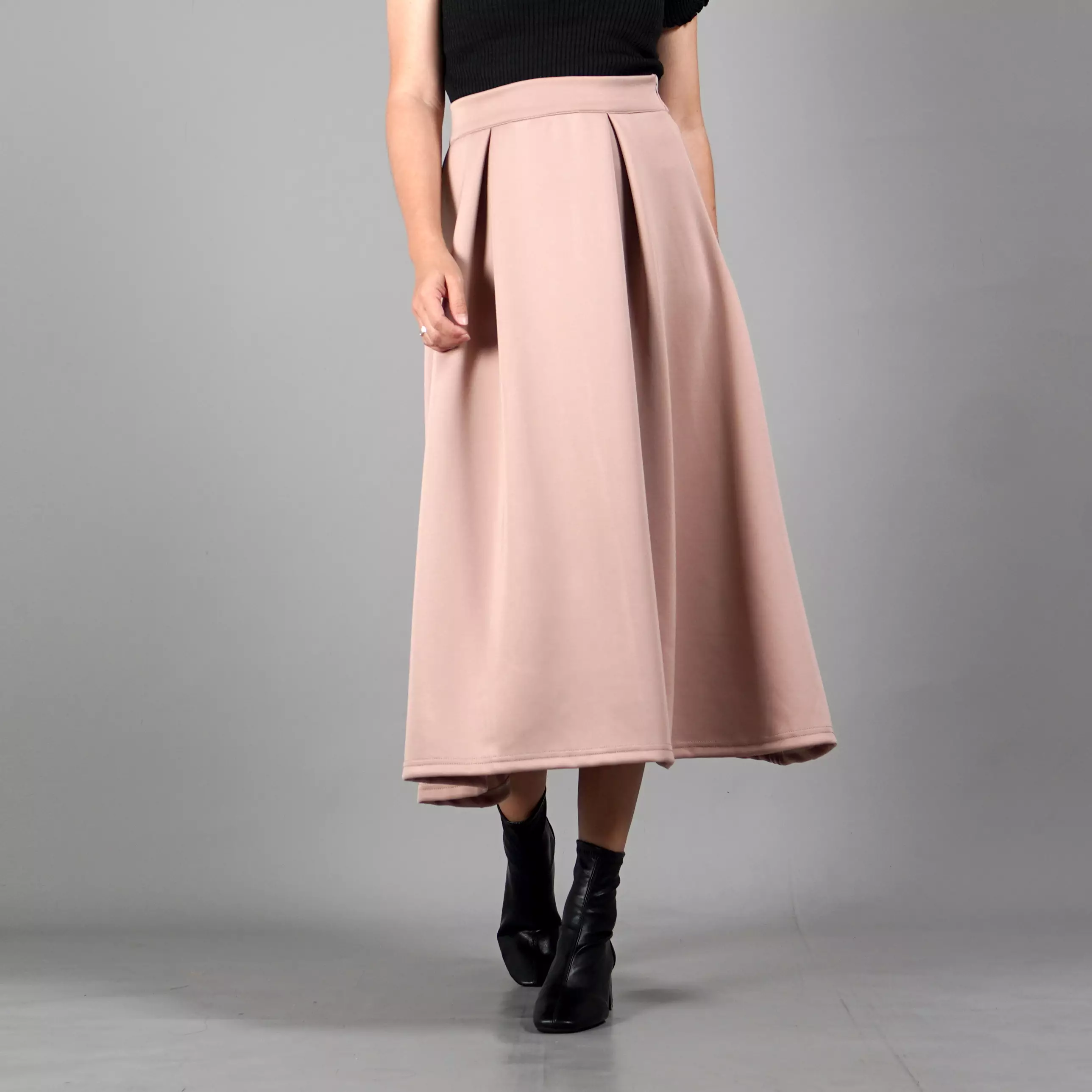  REBECA Bawahan Wanita Flare Skirt Rok Wanita Rok Midi - COKSU