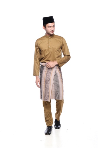 baju dinner hitam gold