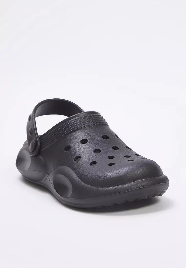 Black Light Sole Eva Women's Flat Closed Front Sandals Slippers Takss25Sd00031