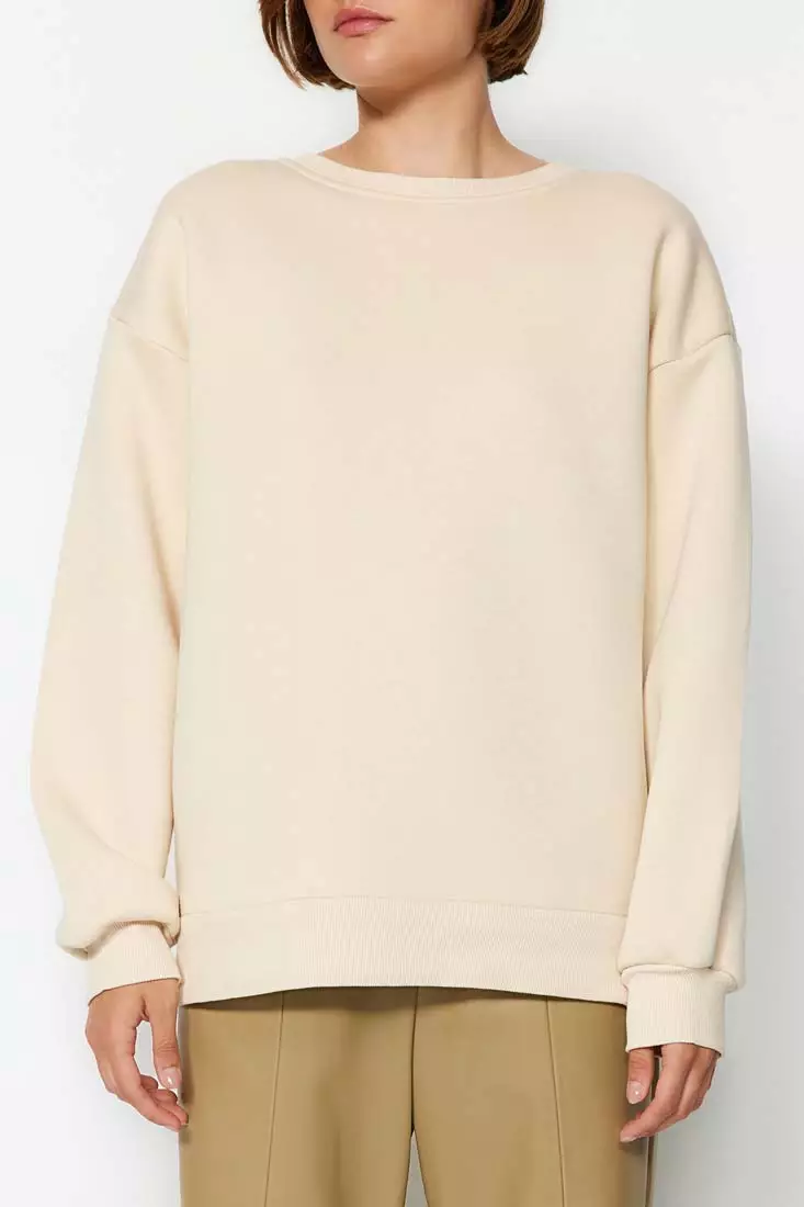 Oversized Fleece Inner Sweatshirt