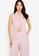 ZALORA WORK pink Belted Jumpsuit 733FAAADCC5A97GS_3