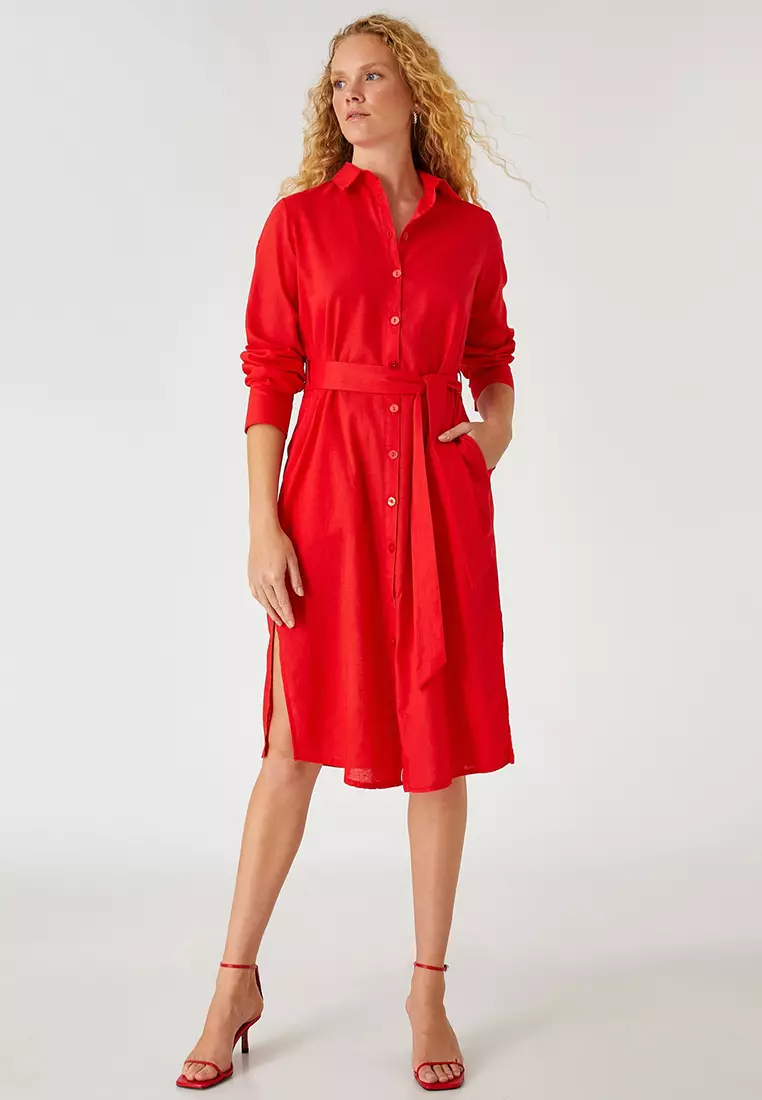 Midi Shirt Dress