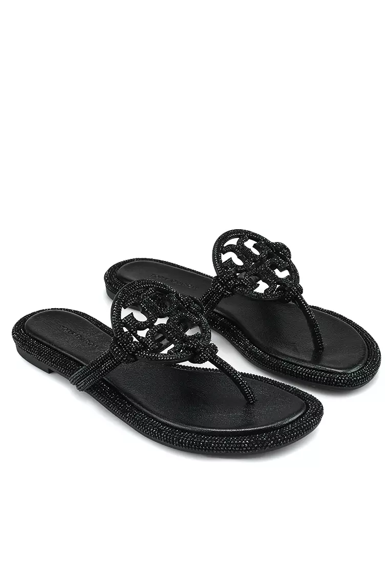 Buy TORY BURCH Miller Pave Knotted Sandals (nt) 2025 Online