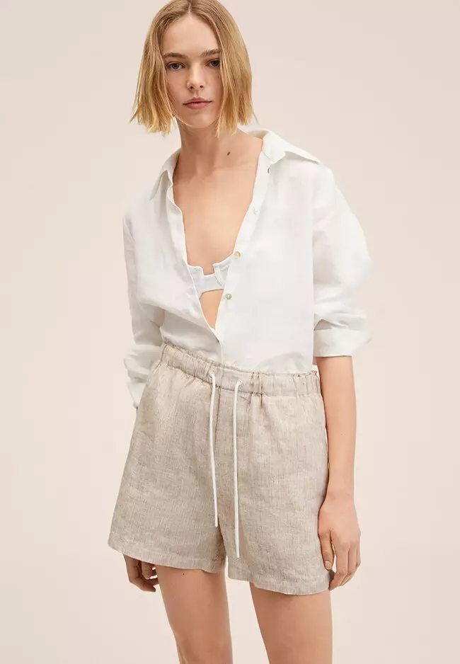 100% Linen Shorts