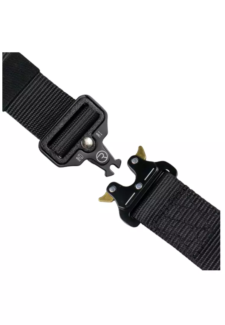 Jhoseph Tali Ikat Pinggang Material Canvas Military Tactical Fast Unlocking 125cm ORIGINAL - Black