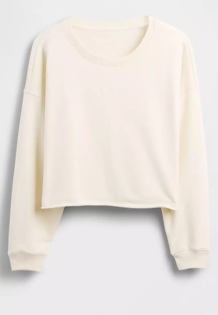 Crop Crew Neck Sweatshirt