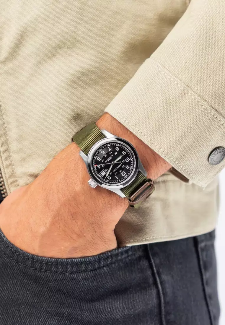 HAMILTON KHAKI FIELD CALL OF DUTY 38MM MEN WATCH (HMT-H70475930)