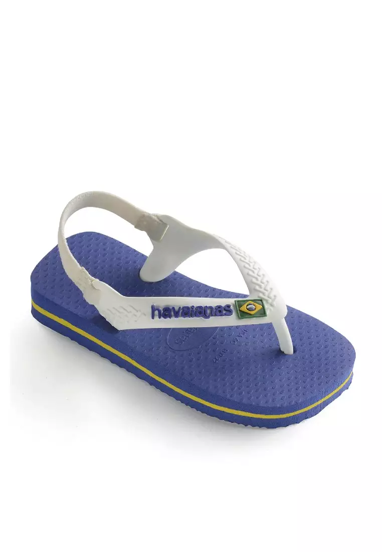 Havaianas N.B. Brasil Logo Cf 2711-Marine Blue - Sandal Bayi