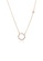 Chomel gold Round Cubic Zirconia Necklace A8415ACA1C5C81GS_1