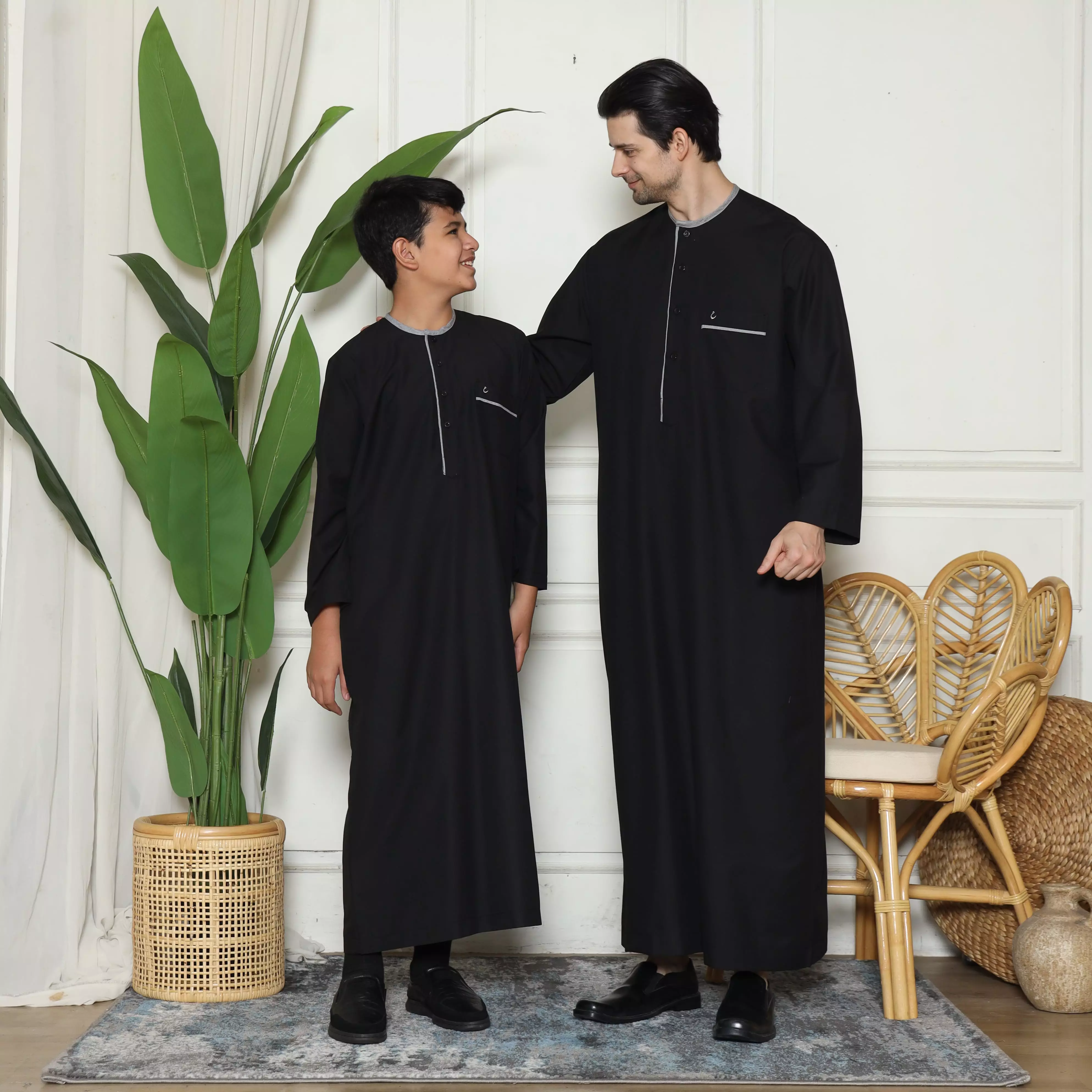 Gamis Pria GP Yazid Black