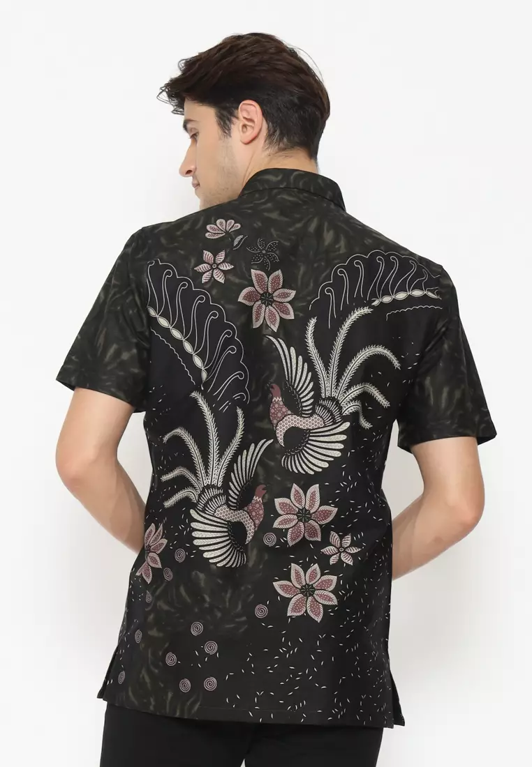 MAGINOT BATIK FURING EXCLUSIVE ARSATYA Batik FURING EXCLUSIVE Pria Slim Fit Lengan Pendek