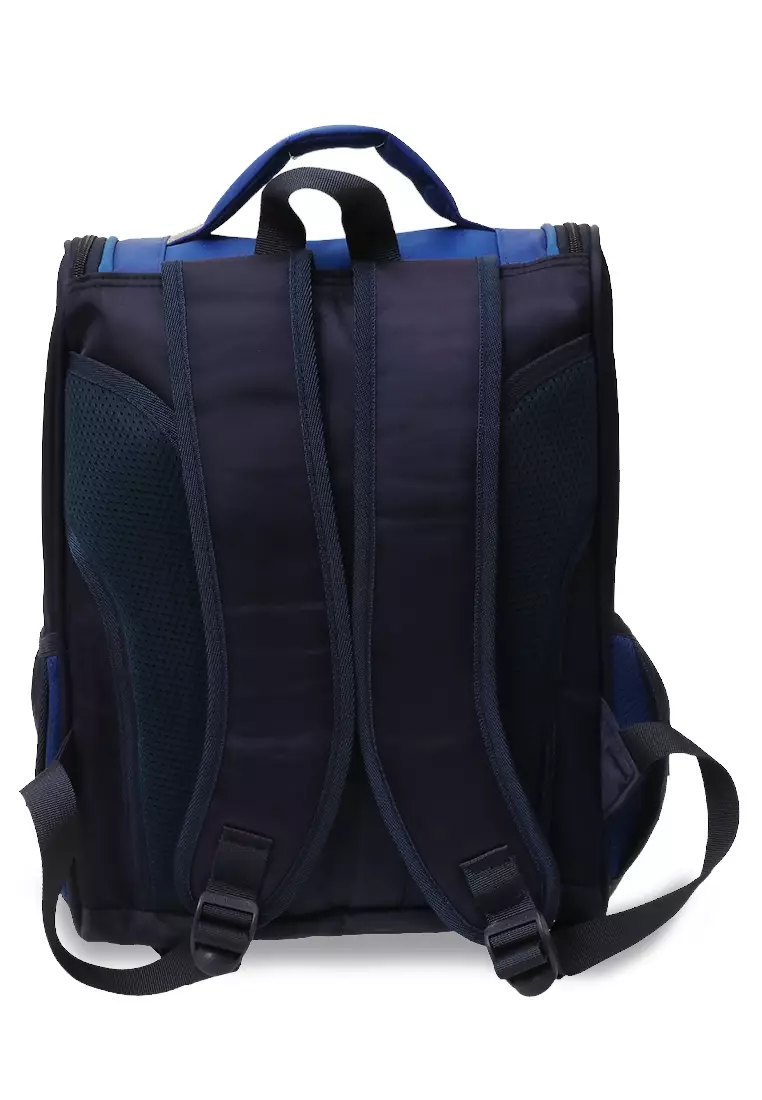 Alessio Tas Ransel Anak Pria Anti Air Childrens Backpack Many Space Material Nylon ORIGINAL - Navy