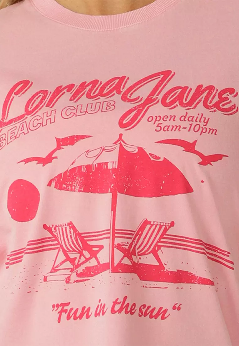 Beach Club Washed T-Shirt