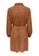 JACQUELINE DE YONG brown Hermine Long Sleeves Collar Dress D4DDCAAE4EA651GS_4