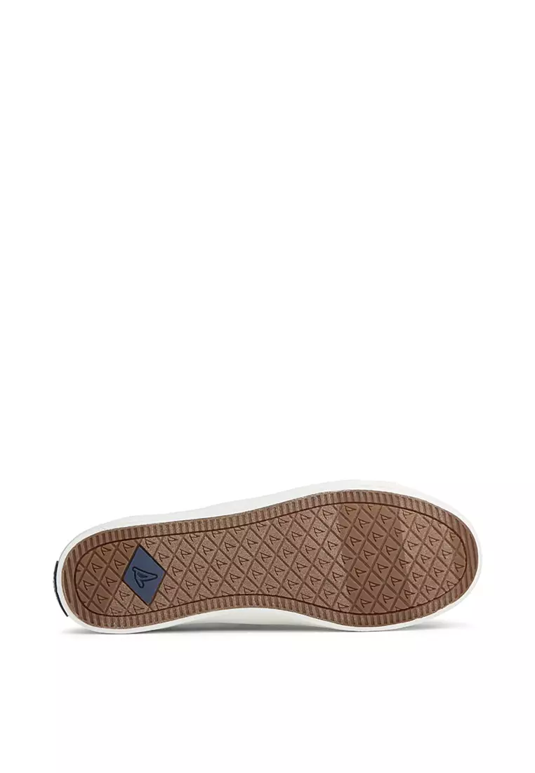 Women's Crest Vibe Linen Sneakers - Navy (STS98642)