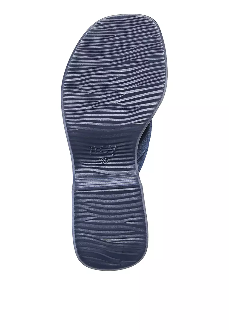 KATIE J2382-4 Chunky Sandal Navy Denim