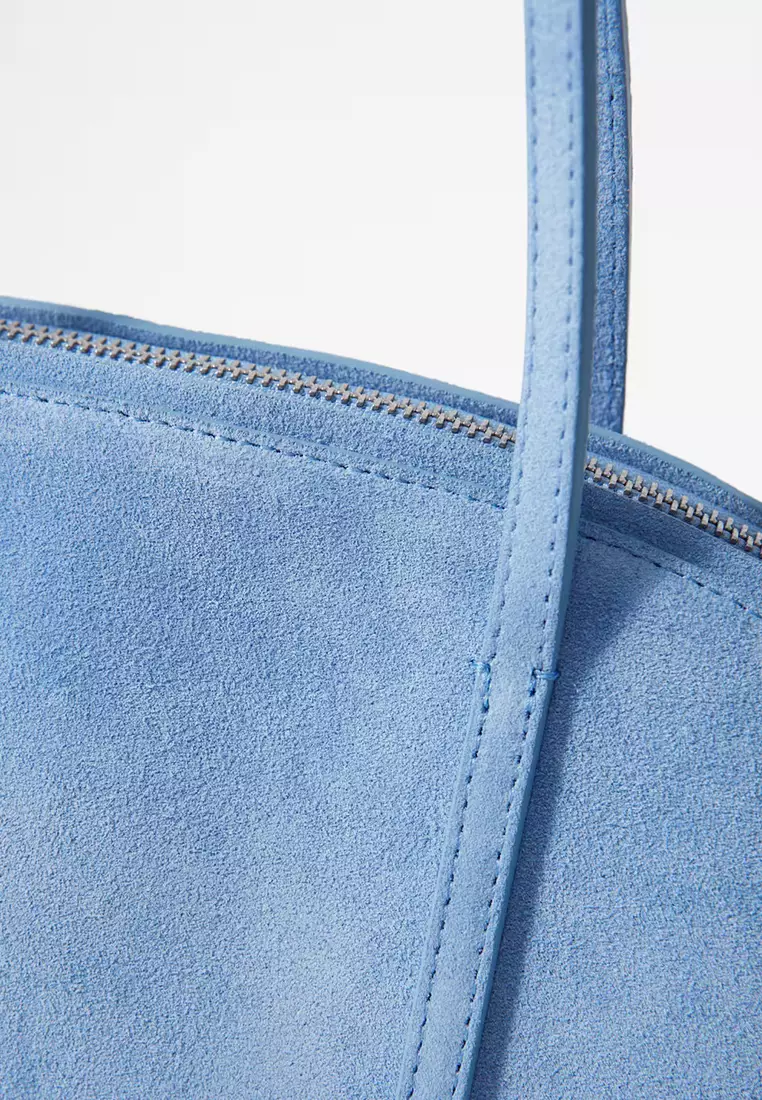 Suede Bowling Bag