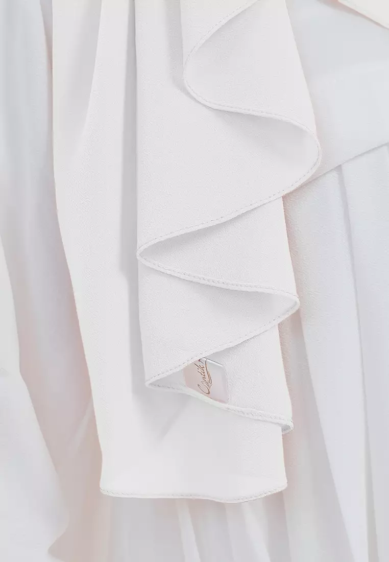 HIJAB INSTAN LUBNA - BROKEN WHITE