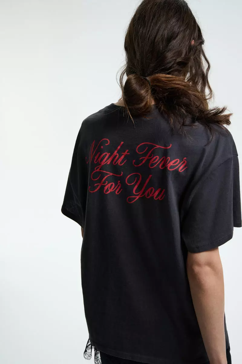 Oversized printed T-shirt