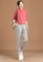 A-IN GIRLS grey Elastic Waist Embroidered Lounge Pants 7A2A2AA0B59928GS_5