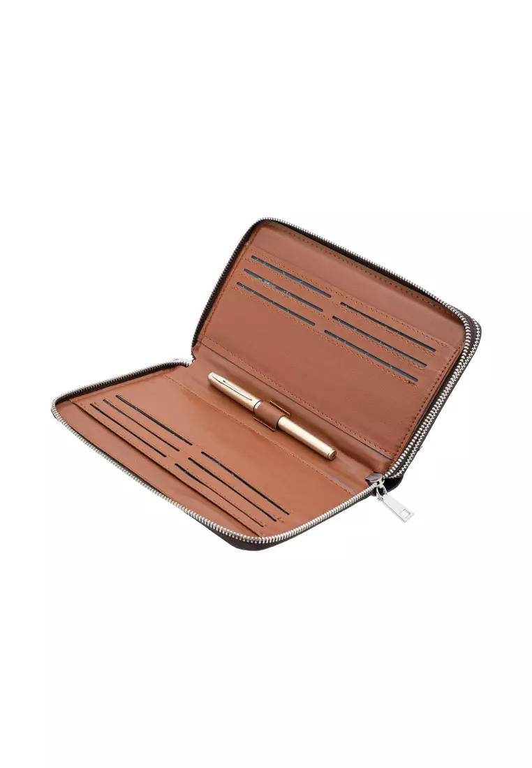 Men’s Hand Carry Dual Zipper Clutch Bag EBA 20907