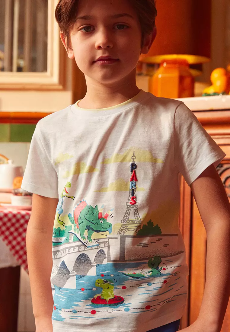 Ecru Dino T-Shirt