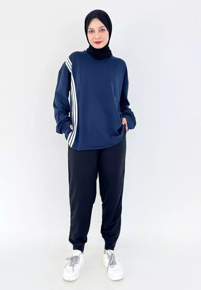 Sporty Set Amina (Setelan Training Olahraga Wanita) Fit M-XXL