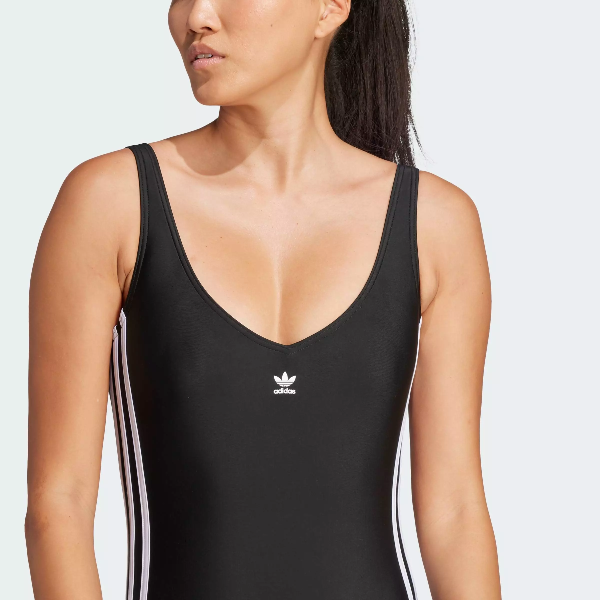 Swimming Adicolor 3-Stripes Swimsuit Women Black JG5775