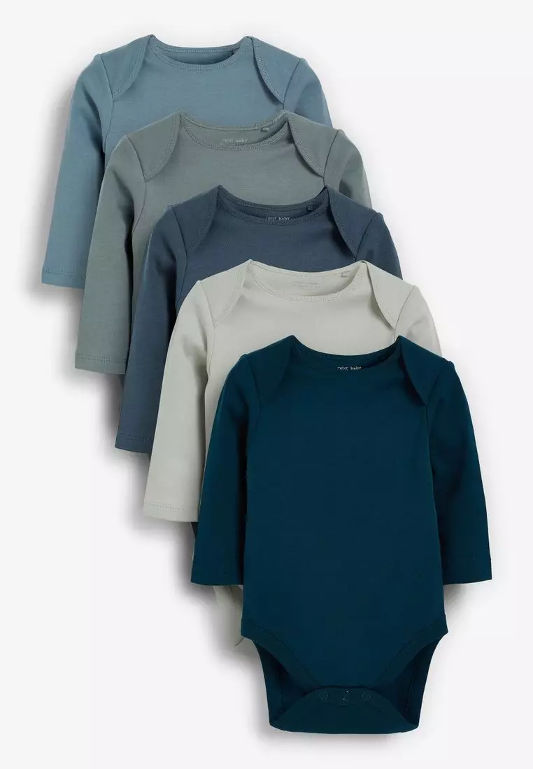Buy NEXT Baby Long Sleeve Bodysuits 5 Pack 2024 Online ZALORA