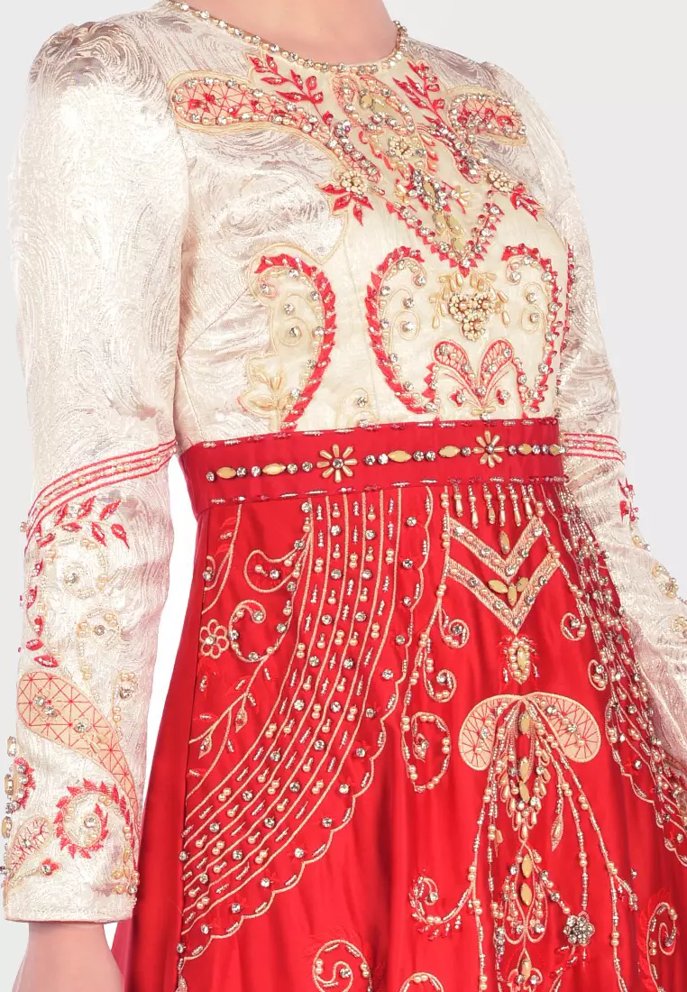 Bibiq Gamis Satin Jacquard