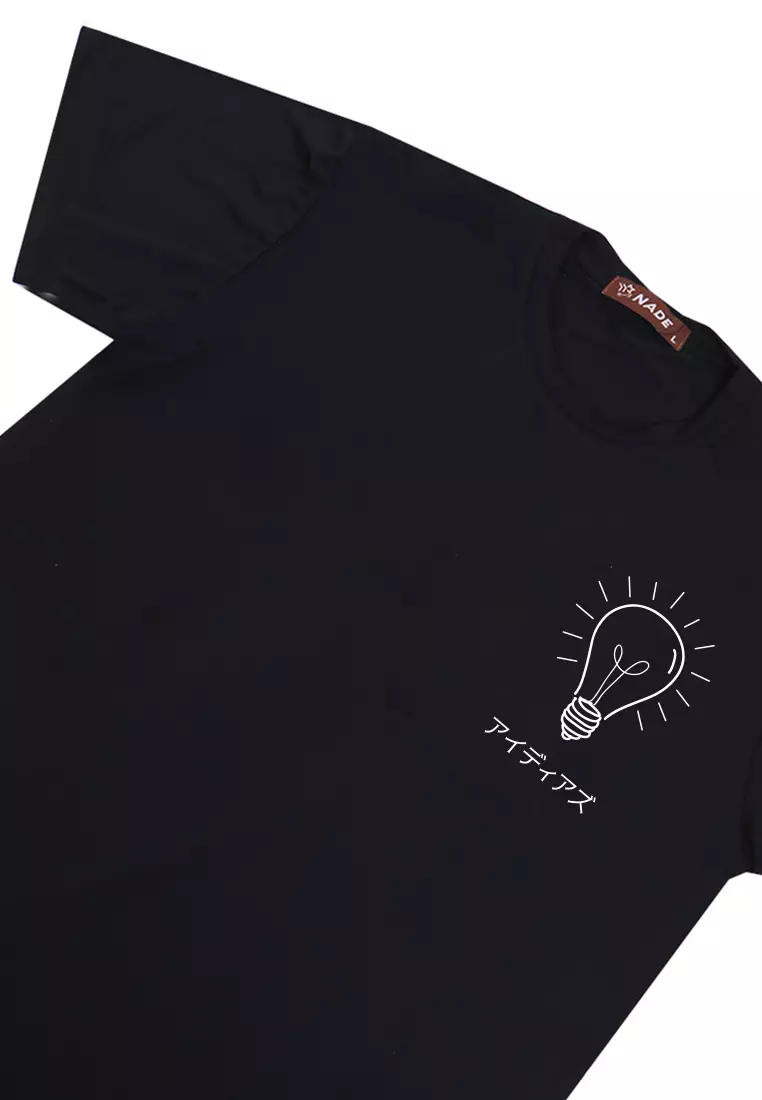 NTC37 kaos anime kartun ilustrasi aesthetic lampu hitam