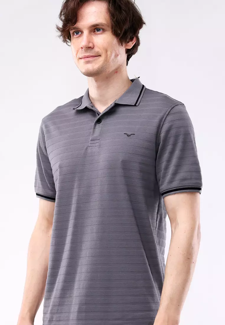 Collared Shirt Jacquard