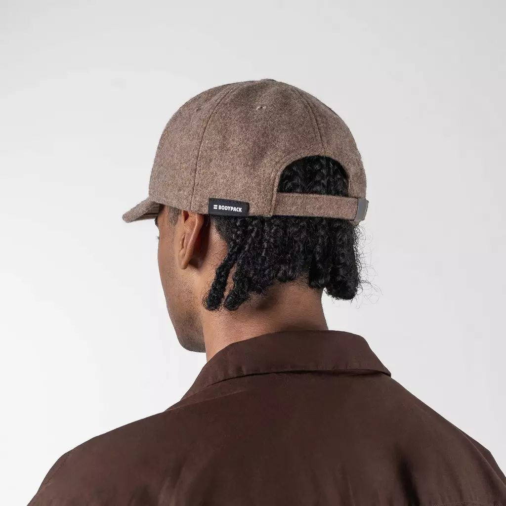 Spurce Wool Baseball Cap Topi Casual Pria Wanita Sporty Praktis - Cokelat