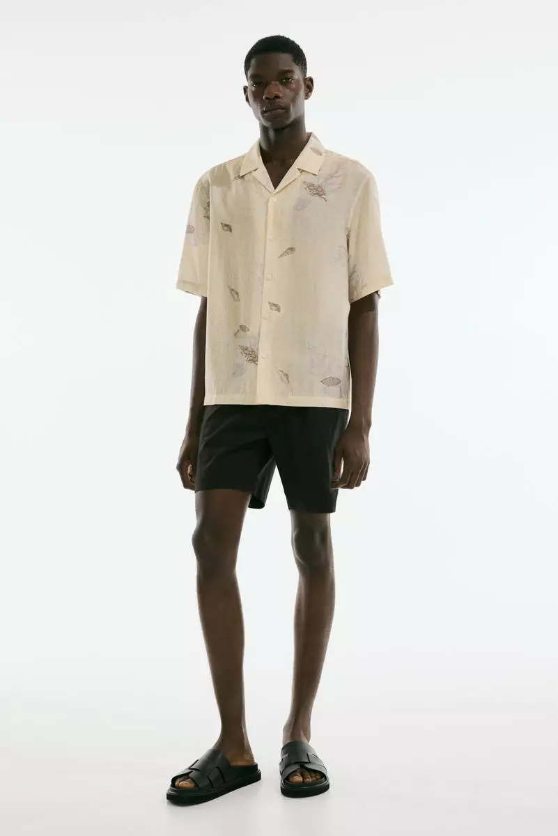 Regular Fit Lyocell-blend resort shirt