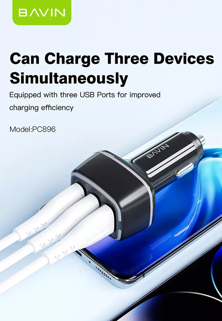 Chargeur USB Multiple 4 Port, Prise USB Multiple 33W QC3.0