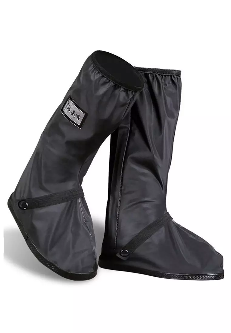 Rain Cover Hujan Sepatu Dengan Reflektor Cahaya Size L Material Rubber ORIGINAL