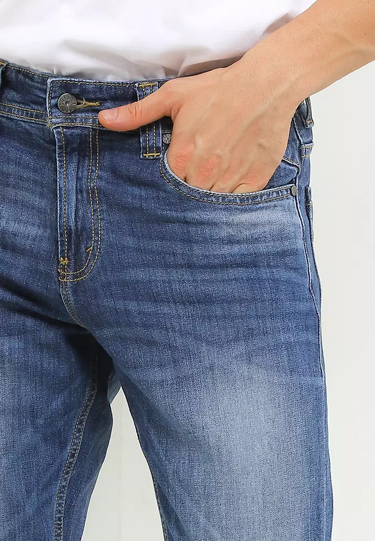 Slim Stretch Fit Denim Pants Sls109D