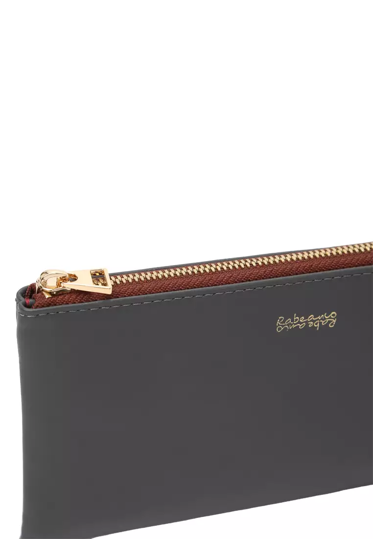 L-Zip Long Wallet - Grey