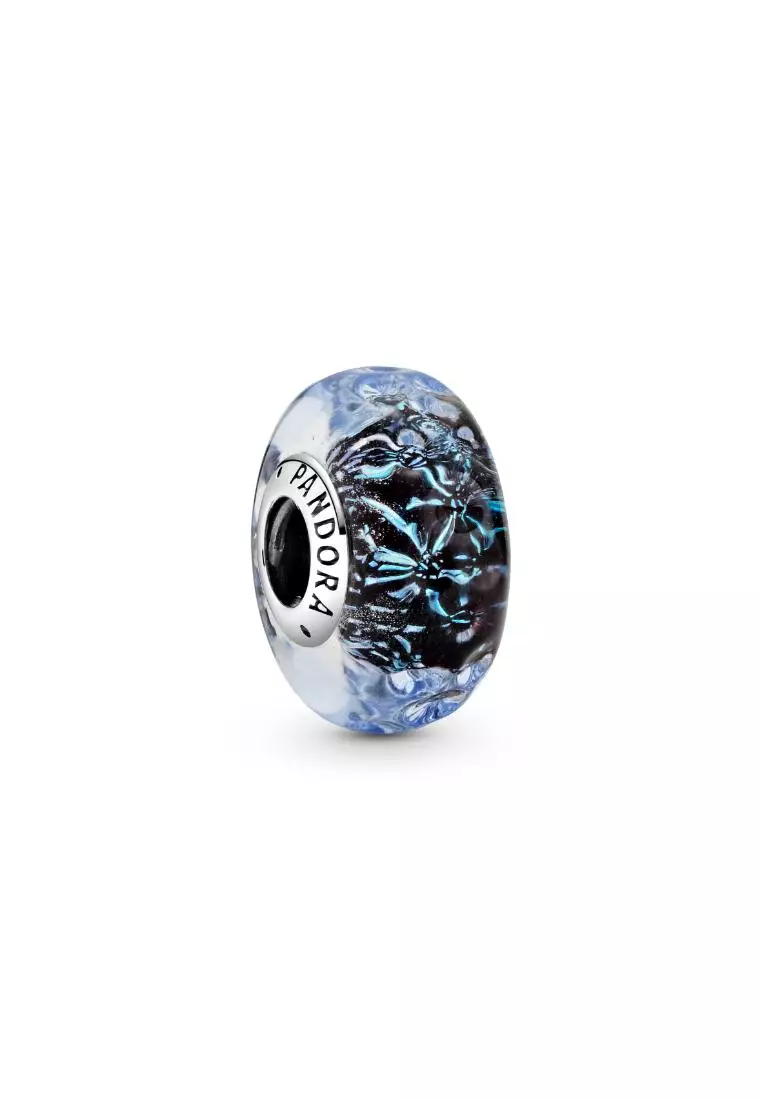 Buy Pandora Wavy Dark Blue Murano Glass Ocean Charm 2026 Online ...