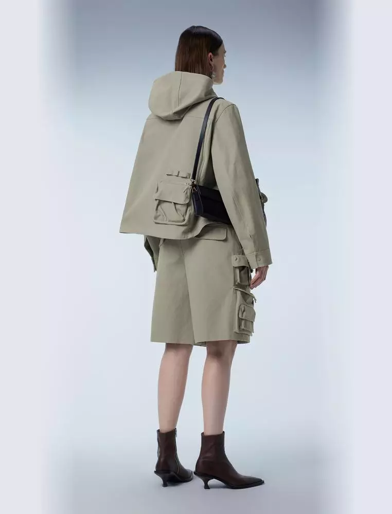 Simple Straight Mid-Length Pants