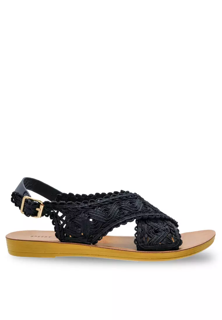 Discount on Speedy Rhino  shoes - SKU: Speedy Rhino Weaved Strappy Sandals
