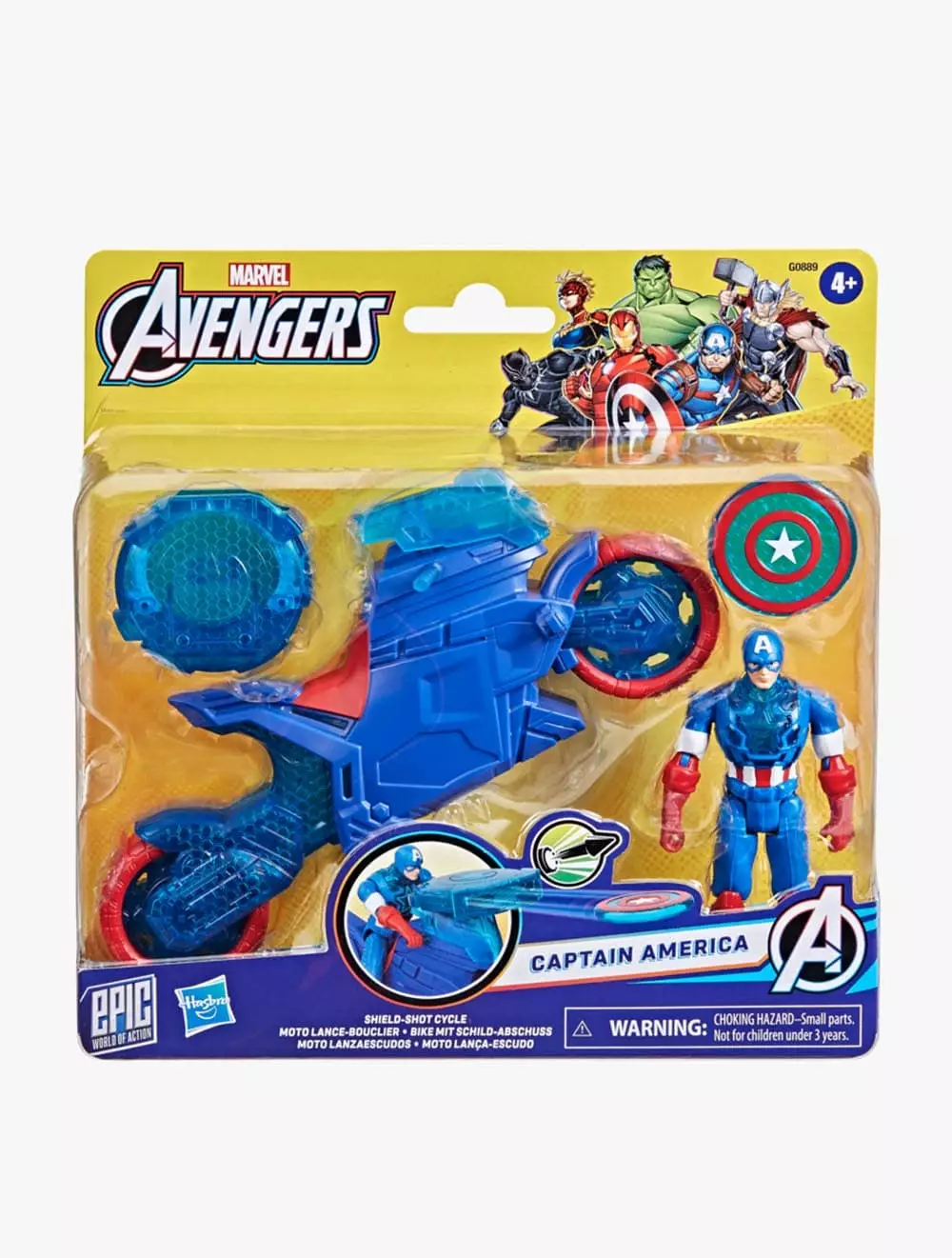 Marvel Avengers Captain America Shield-Shot Cycle - AVSG0889
