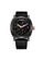 Aries Gold 黑色 Aries Gold Vanguard G 9025 BKRG-BKRG Black Leather Watch 3357FACC1A1E6BGS_1