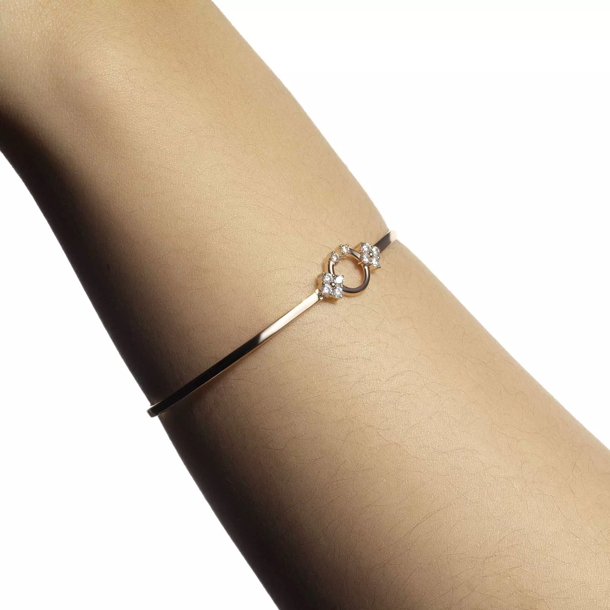 Gelang Emas 7k - Gina Gold Bangle - Armore Collection - Juene Jewelry