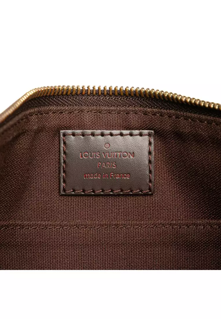 Pre-Loved Louis Vuitton Damier Ebene Brooklyn Pochette